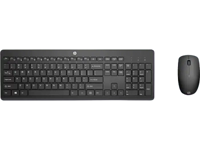 HP 230 Wireless Mouse and Keyboard Combo RUSS Black