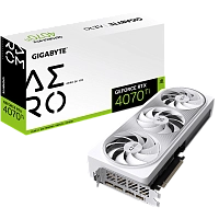 Gigabyte - 12GB GeForce RTX4070 SUPER AERO OC GV-N407SAERO OC-12GD