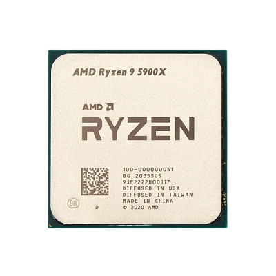 AMD Ryzen™ 9 Vermeer 5900X - 3.7 GHz, 12 Cores/24 Threads, No GPU, AM4 (100-000000061), Oem
