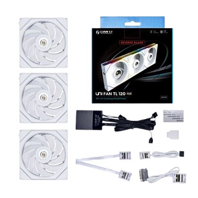 Fan Lian Li Reverse TL 120-3 White (3 кулера)