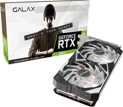 Galax - 8GB GeForce RTX3050 128Bit GDDR6 (G-PG190B-35NSL8MD6YEX-GALG)