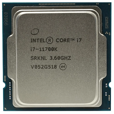 Intel Core i7 - 11700K, 3.6 GHz, 16MB, oem, LGA1200, Rocket Lake