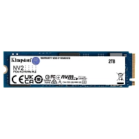 SSD M2 Kingston 2TB NVMe (чтение/запись 3500/2800 МБ/с SNV2S/2000G)