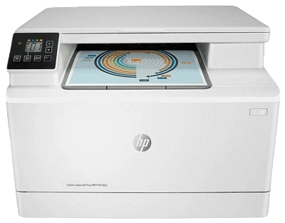 HP - Color LaserJet Pro MFP M182n <7KW54A> (A4, 16стр/мин, 256Mb, LCD, МФУ, сетевой, USB2.0)