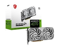 MSI - 12GB GeForce RTX4070 VENTUS 2X WHITE 12G OC