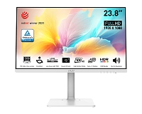 MSI - 24" Modern MD2412PW Monitor, IPS, 1mc, 100hz, FHD (1920x1080), HDMI+TypeC, White