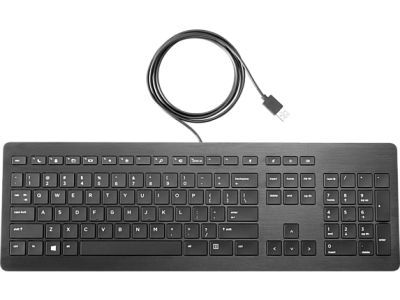 HP Keyboard USB Black
