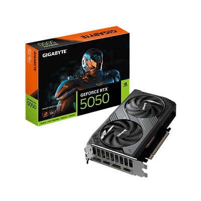 Gigabyte - 8GB GeForce RTX5050 WINDFORCE OC GV-N5050WF2OC-8GD