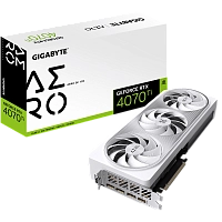 Gigabyte - 12GB GeForce RTX4070Ti AERO OC GV-N407TAERO OC-12GD 