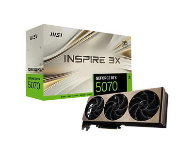 MSI - 12GB GeForce RTX5070 INSPIRE 3X OC (912-V532-006)