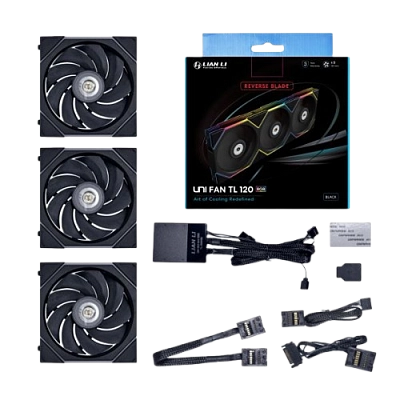 Fan Lian Li Reverse TL 120-3 Black (3 кулера)