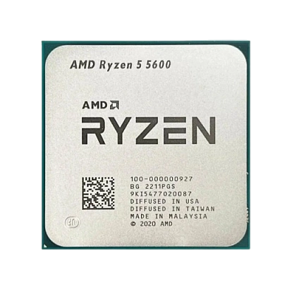 AMD Ryzen™ 5 Vermeer 5600 - 3.5 GHz, 6 cores/12 threads, No GPU, AM4 (100-000000927), oem