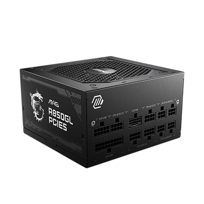 Блок питание - MSI MAG A850GL PCIE5, 80 Plus Gold, Modular, 850 Watt