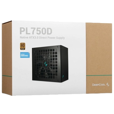 Блок питание Deepcool PL750D (750W, 80+ Bronze, APFC, 20+4 pin)
